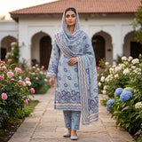 Zeenat 3PC Digital Printed Lawn Suit by Mahposh-D08
