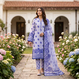 Zeenat 3PC Digital Printed Lawn Suit by Mahposh-D09