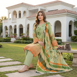 Zahra 3PC Classic Viscose Printed Suit by Mahposh-D13