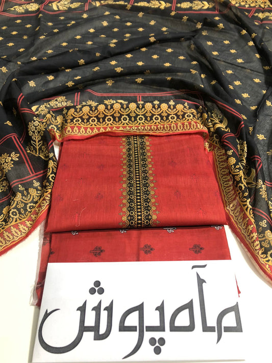 3 Piece Digital Printed Lawn D-07 Vol 06