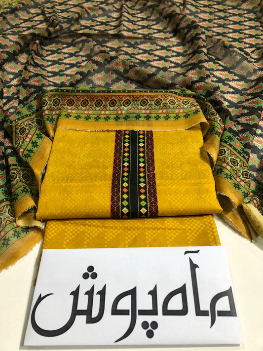 3 Piece Digital Printed Lawn D-05 Vol 06