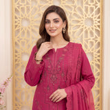 Mahroor by MahPosh Luxury Embroidered Bana Dora 3PC D-05