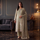 Mah-Noor By MahPosh Premium Doria Lawn Embroidered 3PC D-32
