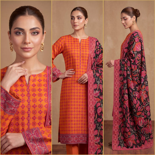 MahPosh Luxury Printed Lawn 3PC D-33