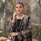 Kahf By Mahposh Luxury Embroidered 3PC Suit D-1054