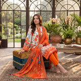 Orang Premium Printed Lawn 3 Piece – D05 Vol-16