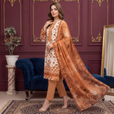 Orang Premium Printed Lawn 3 Piece – D05 Vol-16