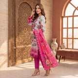 Orang Premium Printed Lawn 3 Piece – D05 Vol-16