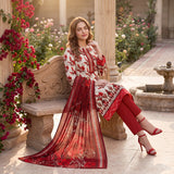 Orang Premium Printed Lawn 3 Piece – D05 Vol-16