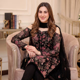 Bareeze Classic Embroidery 3PC  Fancy Suit D-1030