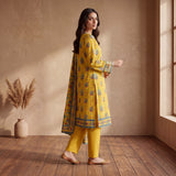 Edenrobe by MahPosh Luxury Printed Lawn 3PC D-32