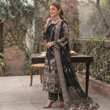 Kahf By Mahposh Luxury Embroidered 3PC Suit D-1054